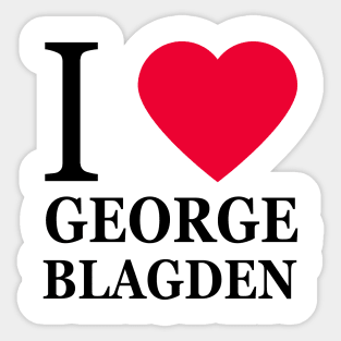 I love George Blagden Sticker